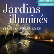Jardins illuminés : visite nocturne