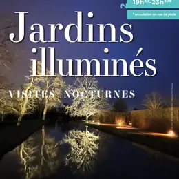 Jardins illuminés : visite nocturne