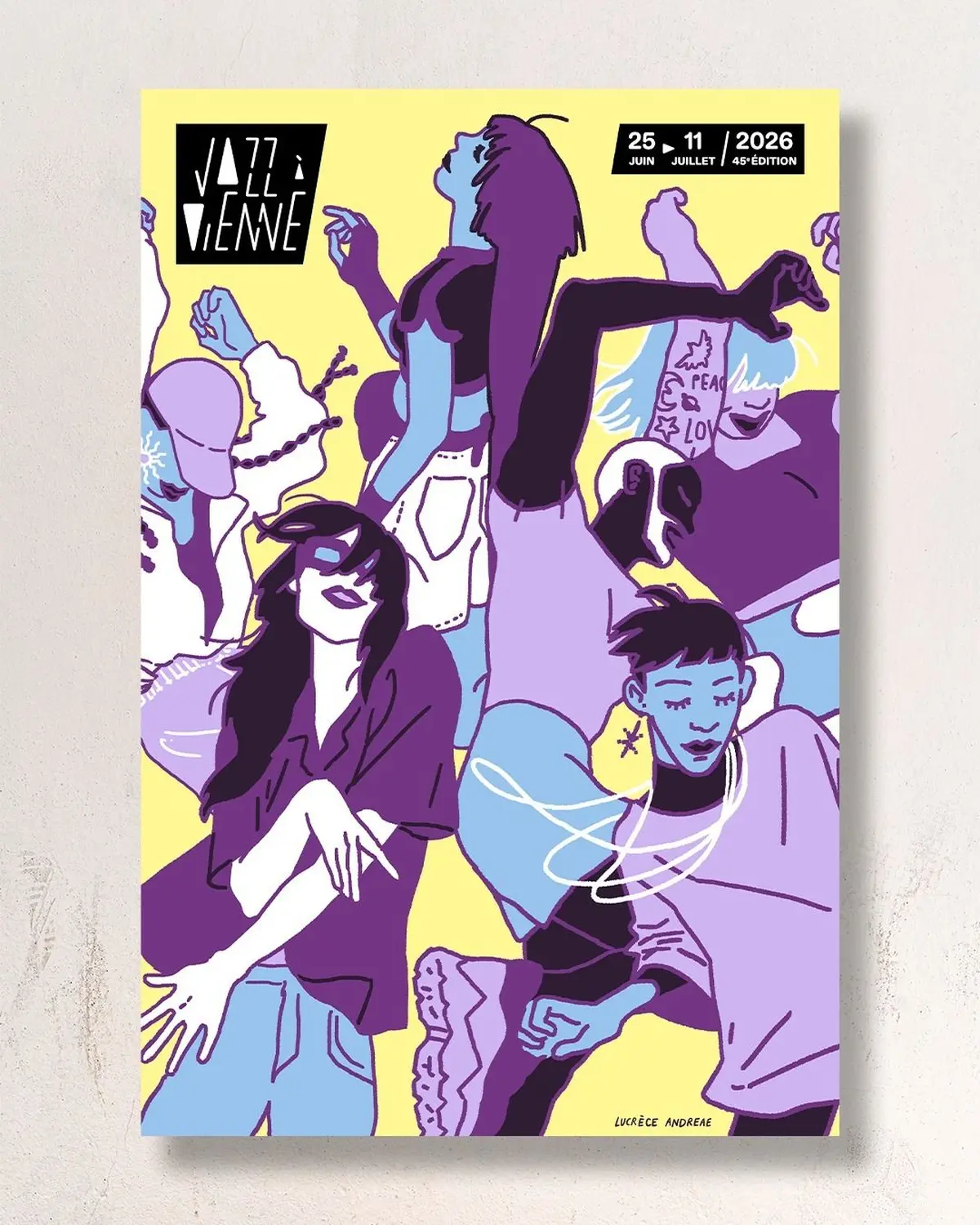 L'affiche 2026 de Jazz à Vienne