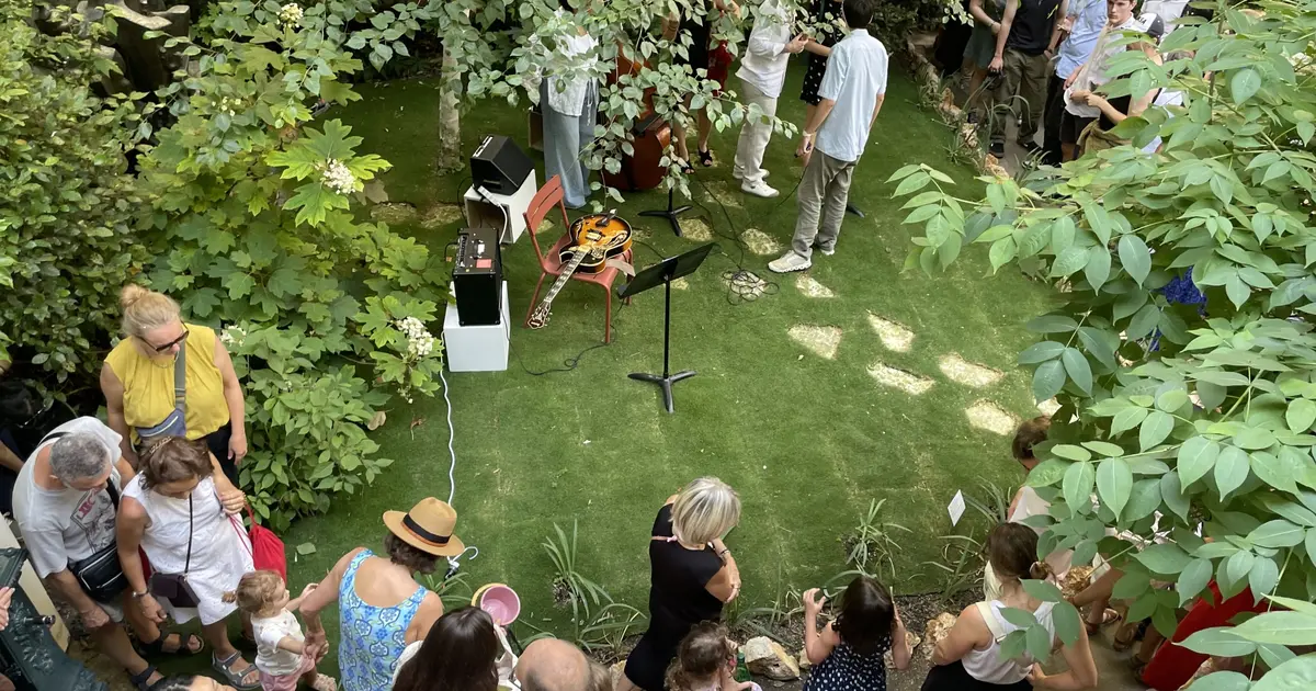 JAZZ AU JARDIN DU MUSÉE ZADKINE PAR L'atelier Jazz Vincent Bougey CM6 Jean-Philippe Rameau
