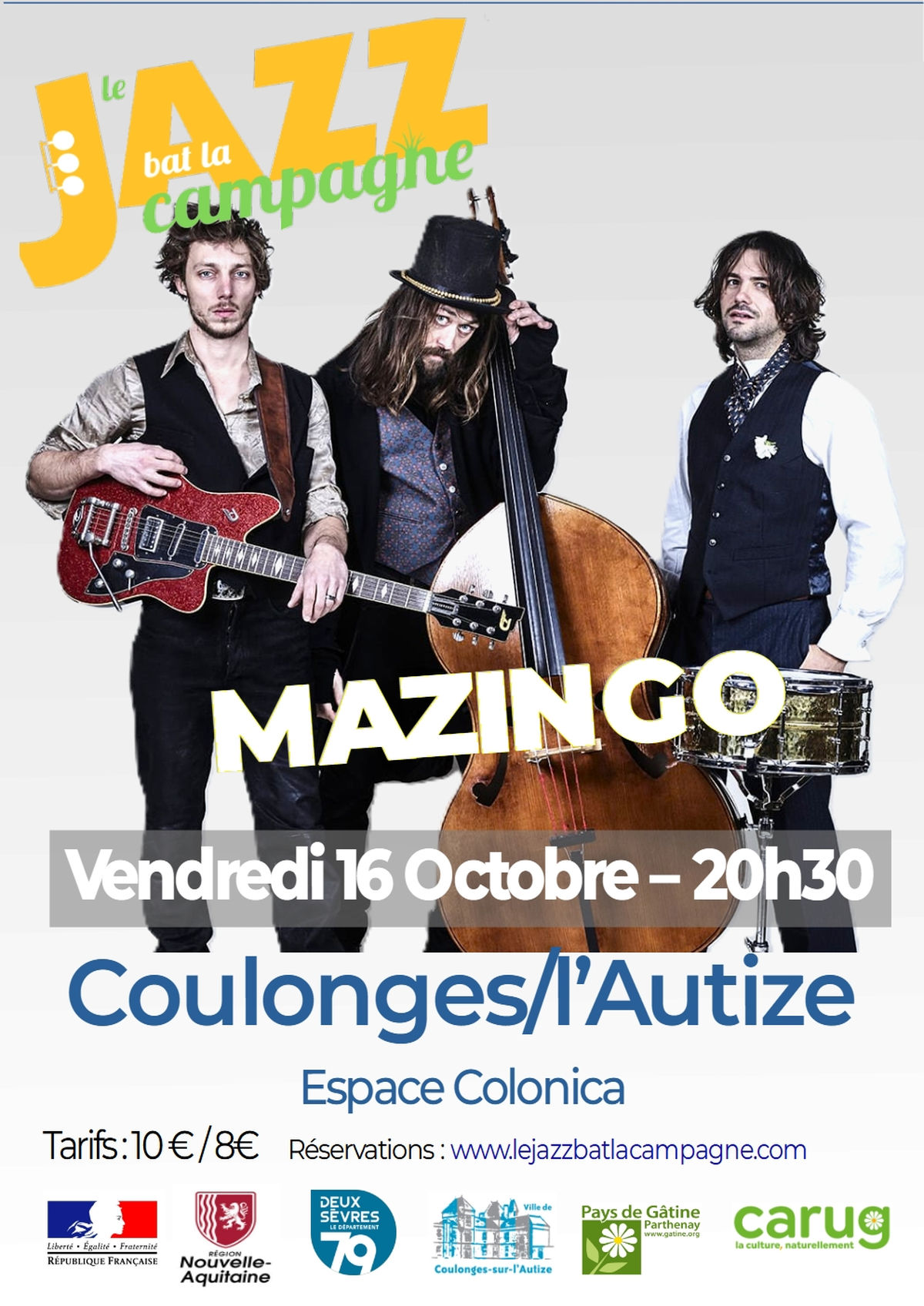 Jazz bat la Campagne – Concert de Mazingo