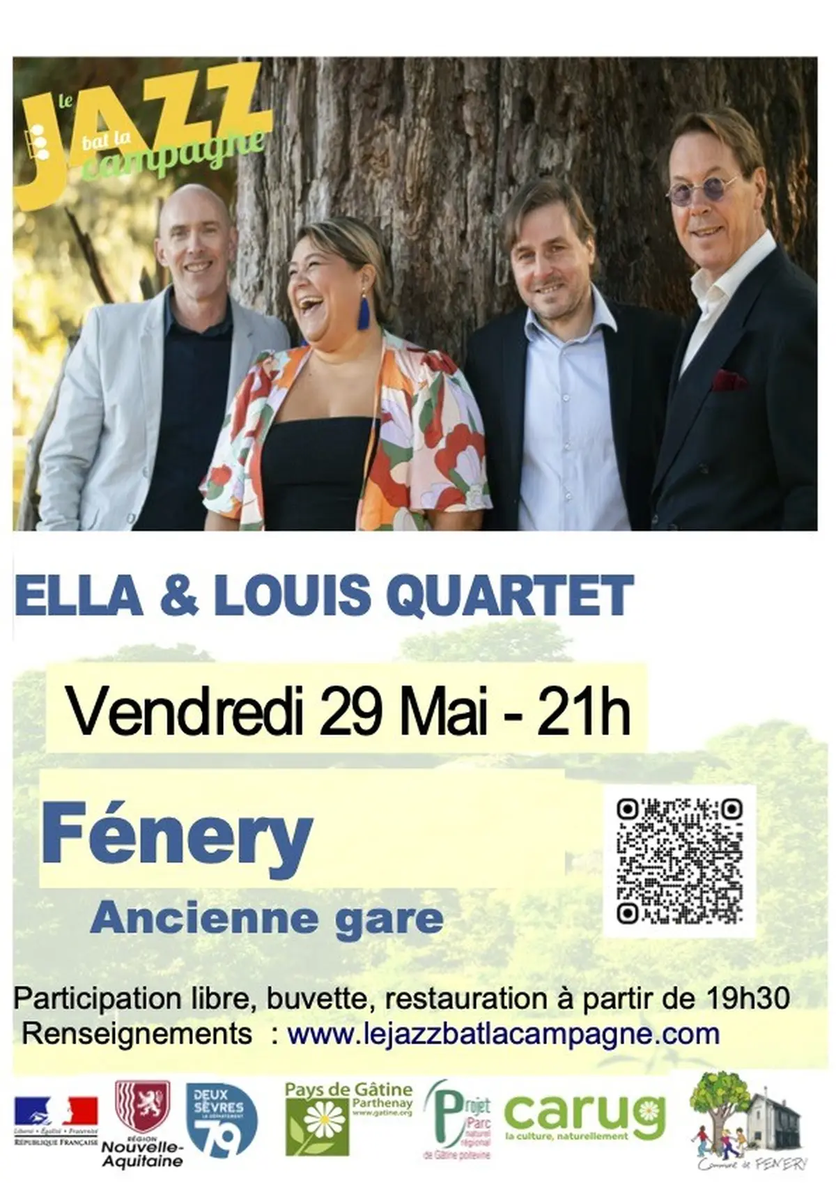Jazz bat la campagne - Ella et Louis Quartet