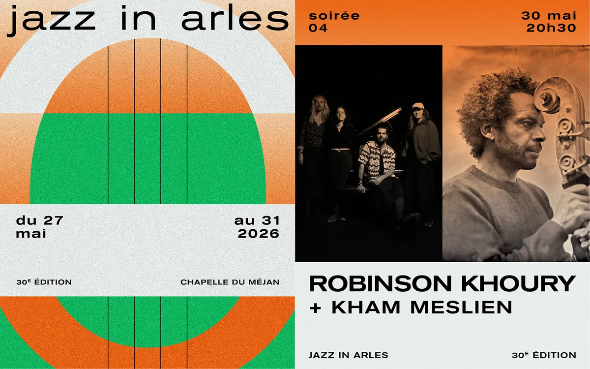 Jazz in Arles - Robinson Khoury Quatuor Demi-Lune + Kham Meslien