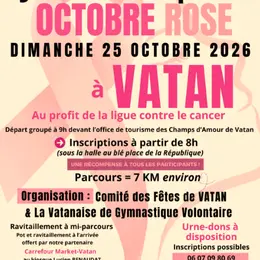 Je marche pour Octobre Rose