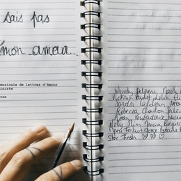 Je ne sais pas t'écrire mon amour : Sandra Calderan