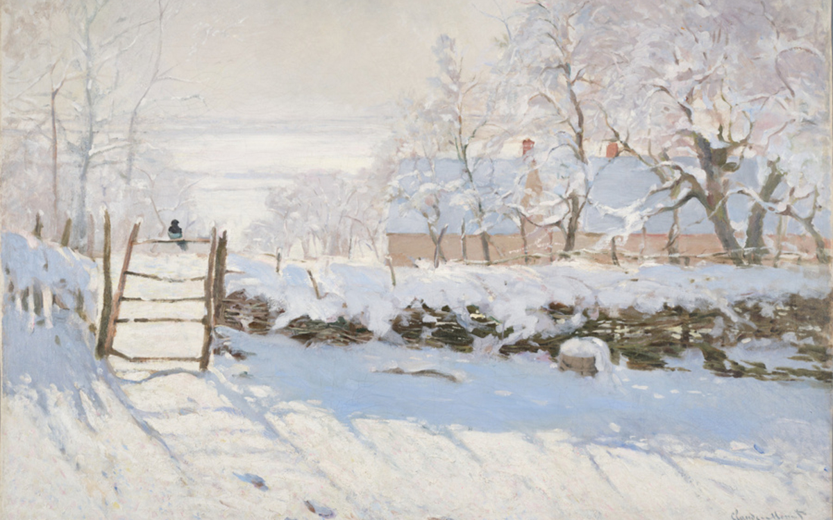Claude Monet La Pie, entre 1868 et 1869 Musée d'Orsay Achat, 1984 © Musée d'Orsay, dist. GrandPalaisRmn / Laetitia Striffling-Marcu