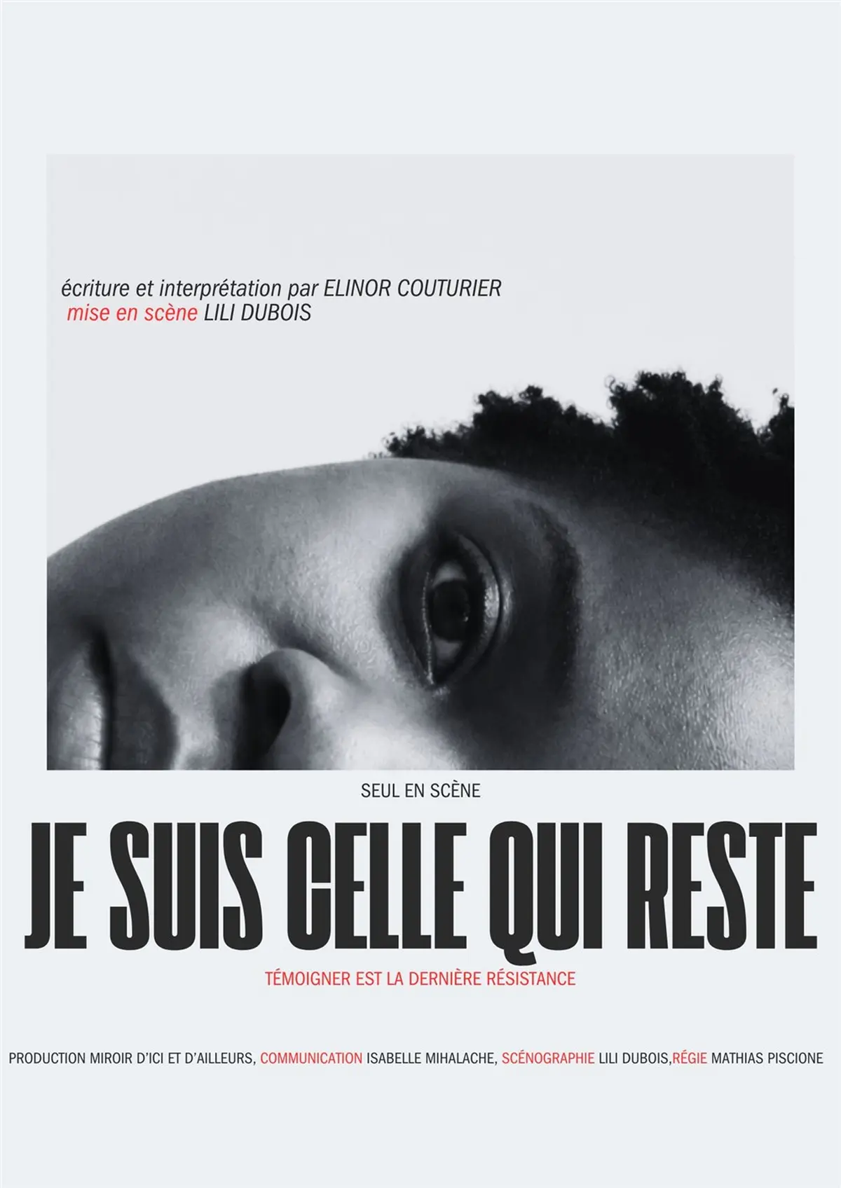 Je suis celle qui reste