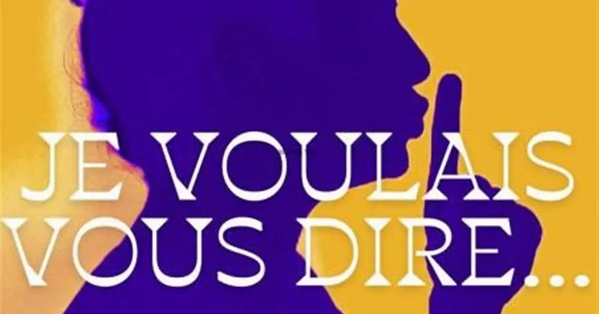 Je voulais vous dire...