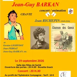 Jean-Guy BARKAN chante Jean RICHEPIN - Au profit de la Compagnie Ephémère