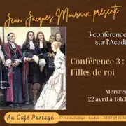 Jean-Jacques Mouraux présente 3 conférences sur l'Acadie