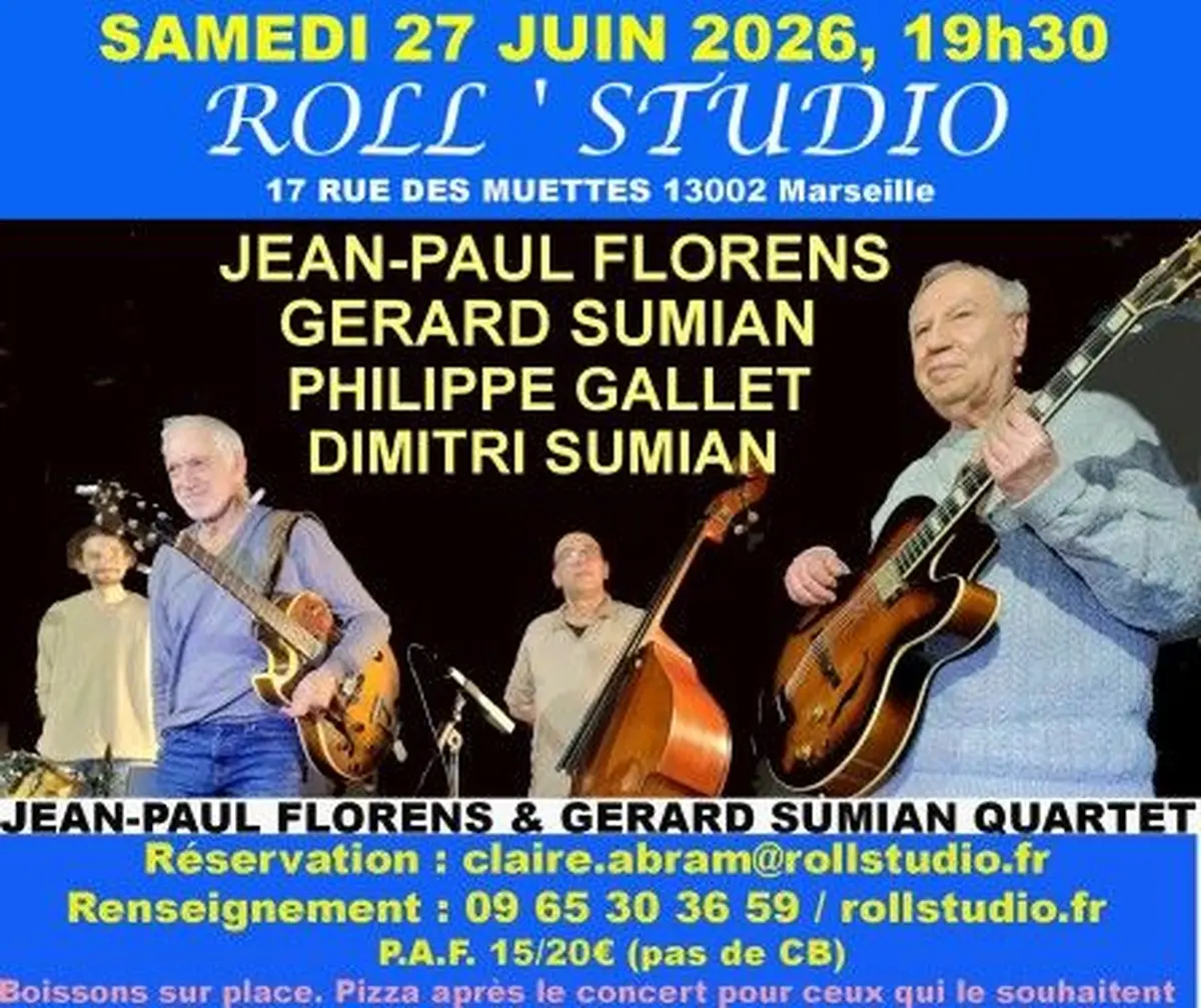 Jean-Paul Florens et Gérard Sumian Quartet en concert