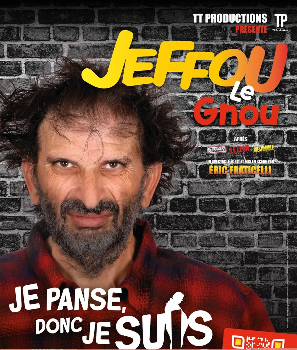 Jeffou le Gnou dans Je panse donc je suis