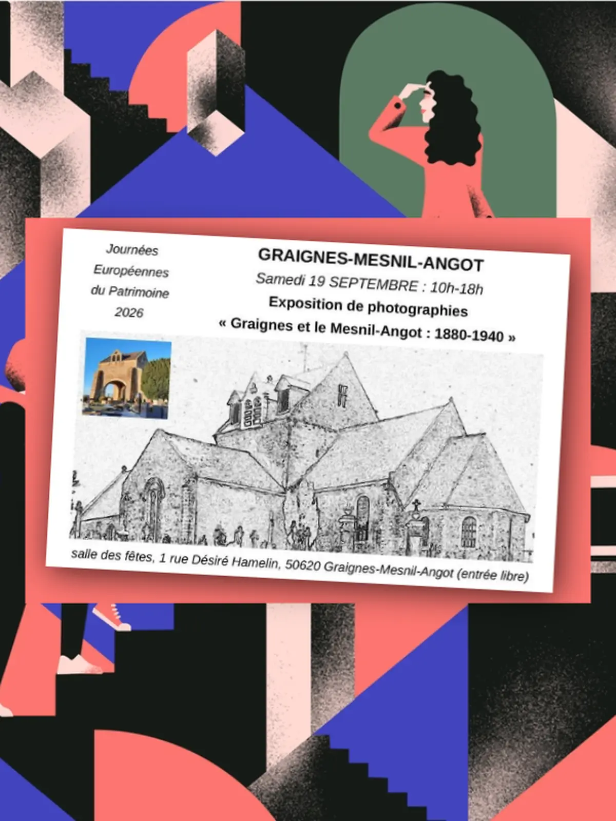 JEP 2026 - Exposition de photographies : Graignes et le Mesnil-Angot : 1880-1910