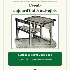 JEP 2026 - Exposition L'école aujourd'hui & autrefois