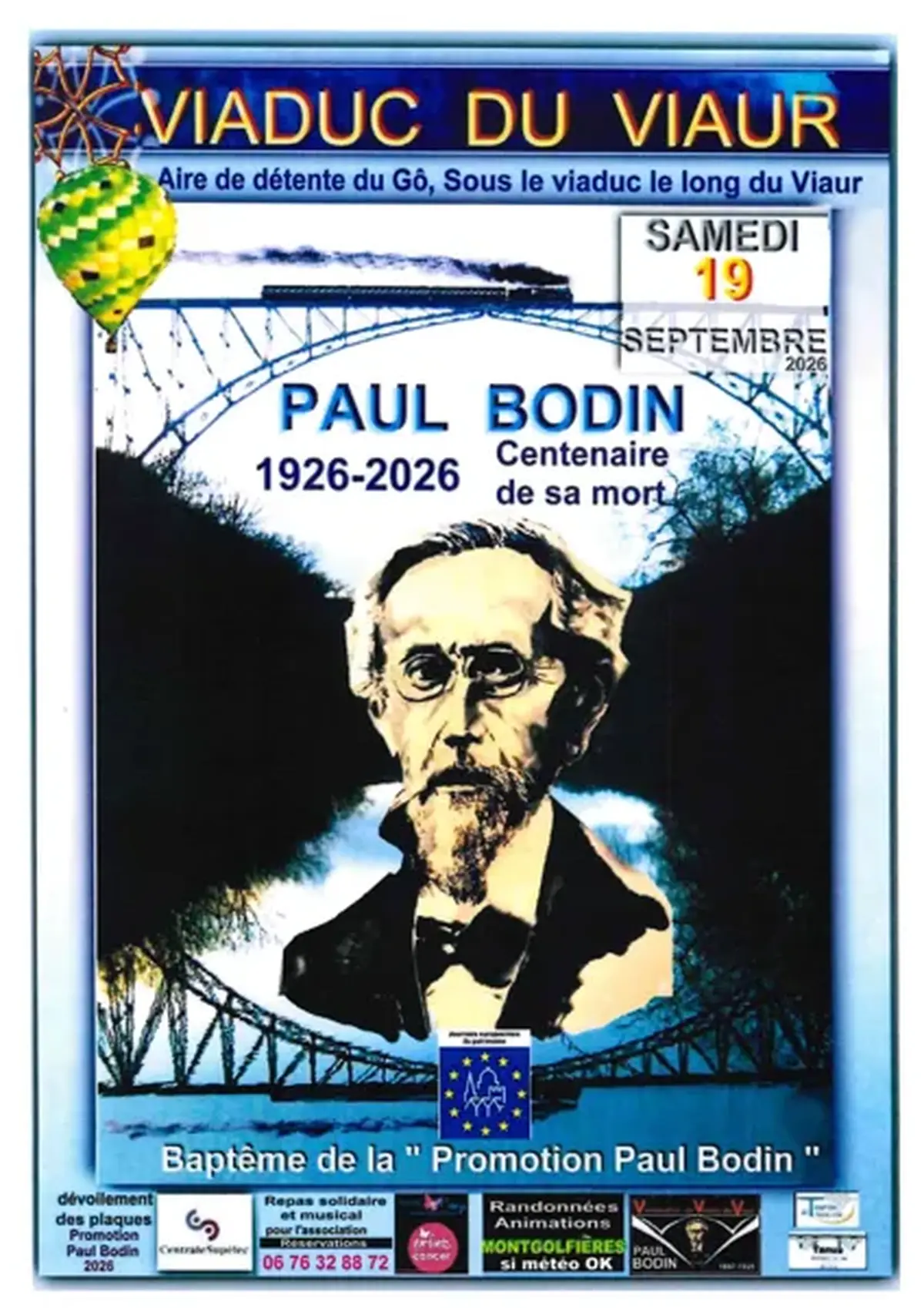 JEP 2026 - Viaduc du Viaur Centenaire de la mort de Paul Bodin