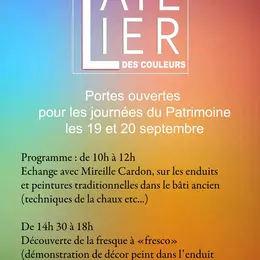 JEP - L'Atelier des Couleurs - Portes ouvertes