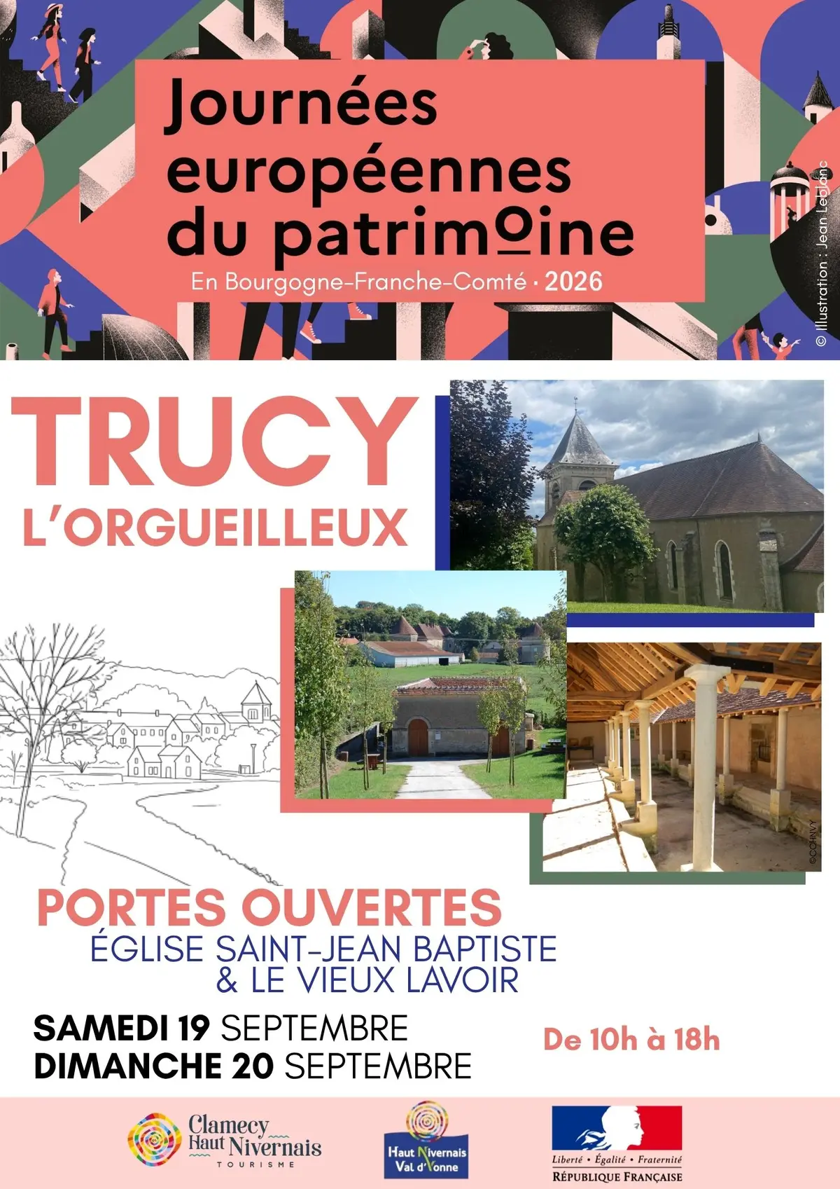 JEP - Visite de l'Église Saint Jean-Baptiste et du Vieux lavoir