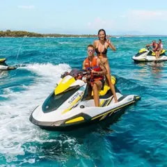 Jet-ski au lever du soleil et petit-déjeuner au depart d'Antibes