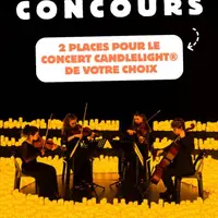 Jeu concours : gagnez 2 places pour un concert Candlelight dans la ville de votre choix DR