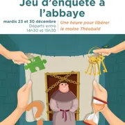 Jeu d'enquête à l'abbaye : Une heure pour libérer le moine Théobald