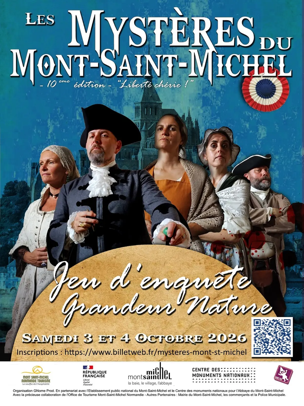 Jeu d'enquête grandeur nature : Les Mystères du Mont-Saint-Michel - Liberté chérie