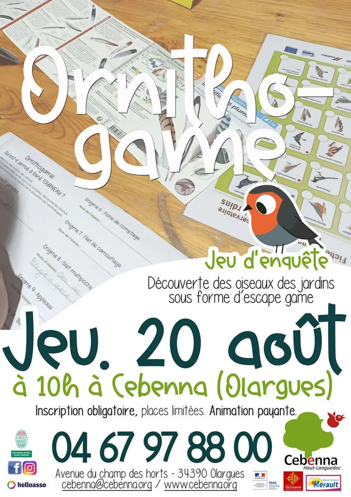 Jeu D'Enquête : Ornithogame