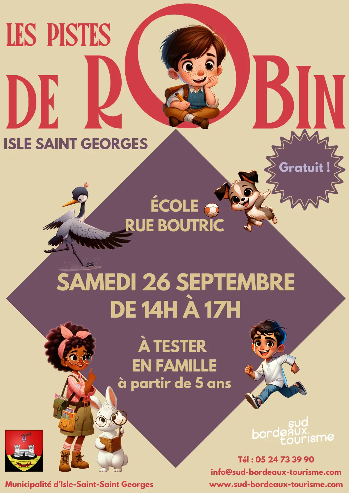 Jeu de piste à Isle-Saint-Georges