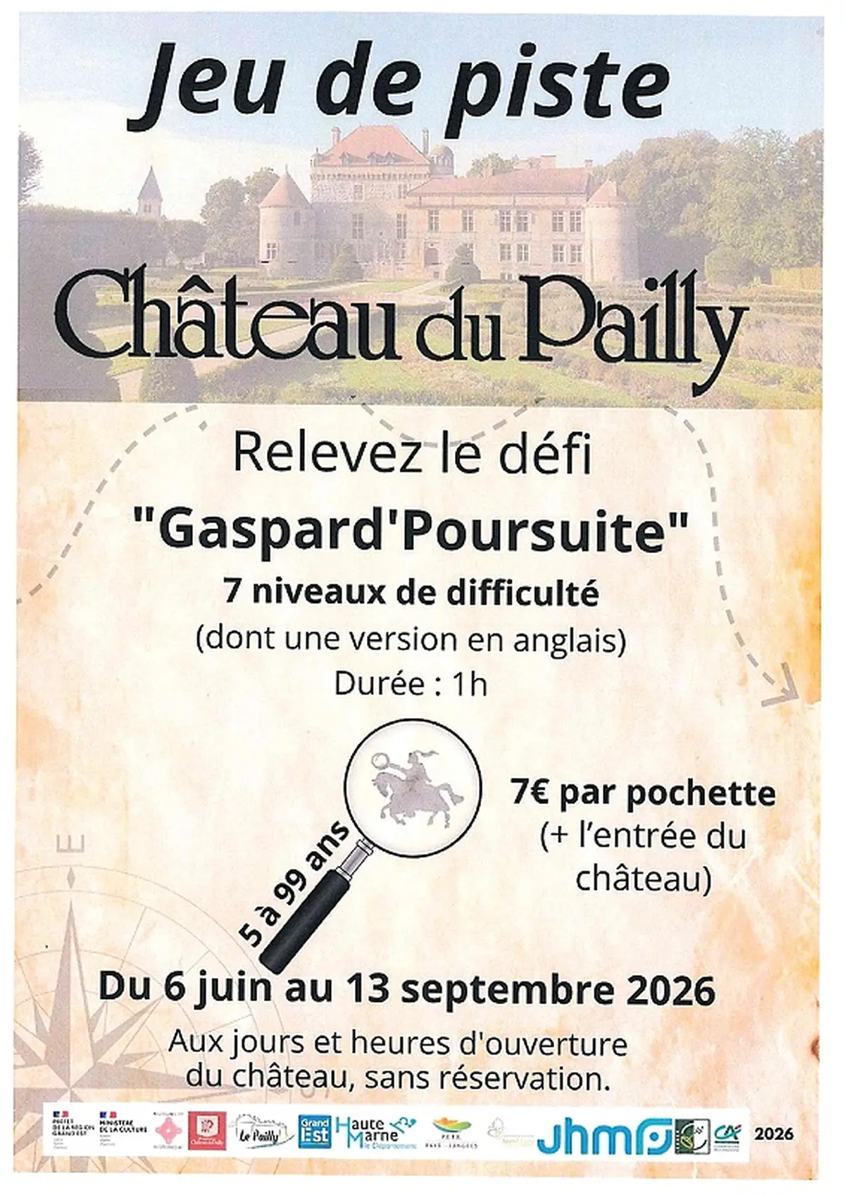 Jeu de piste au Chateau du Pailly