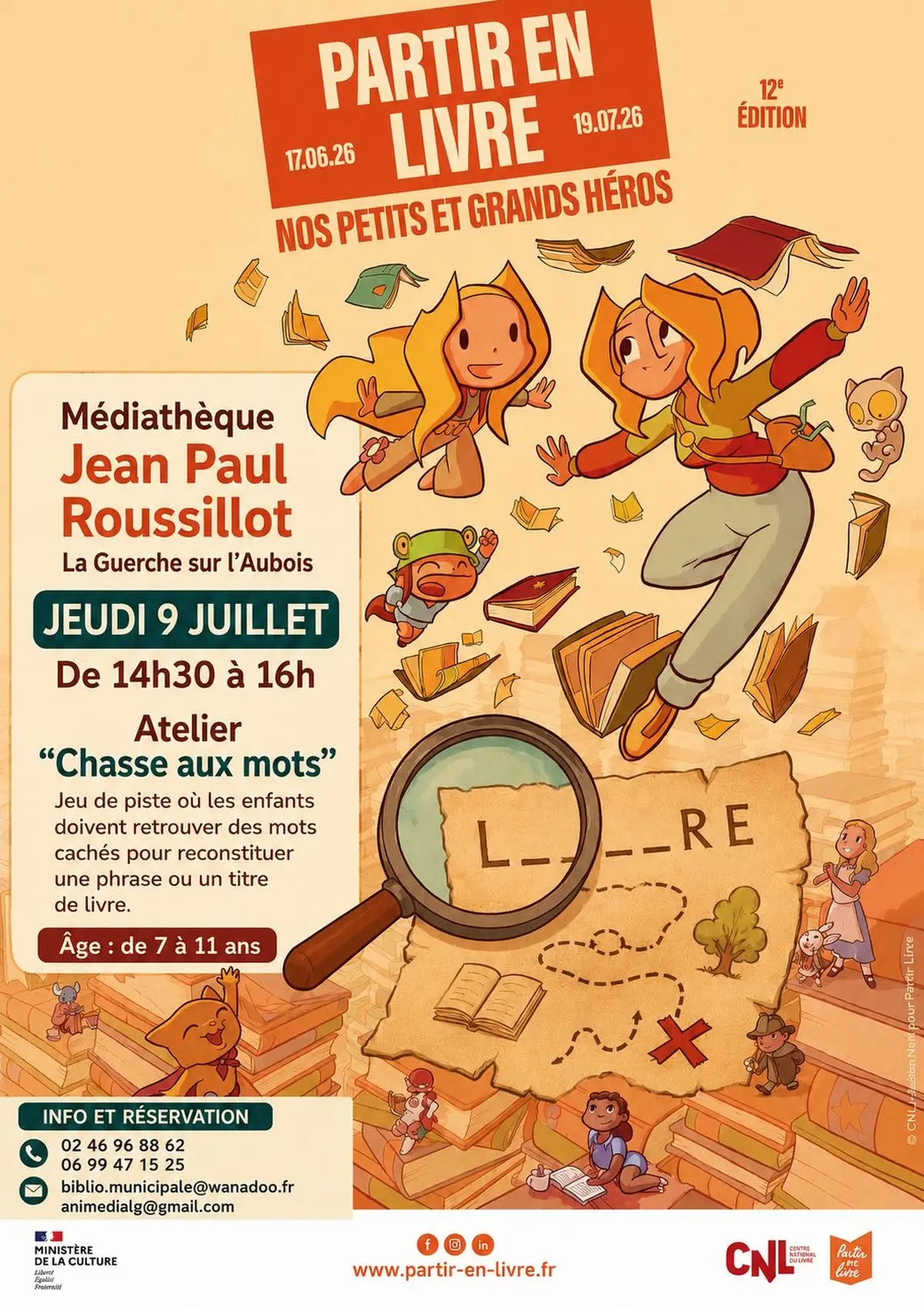 Jeu de piste Chasse aux mots