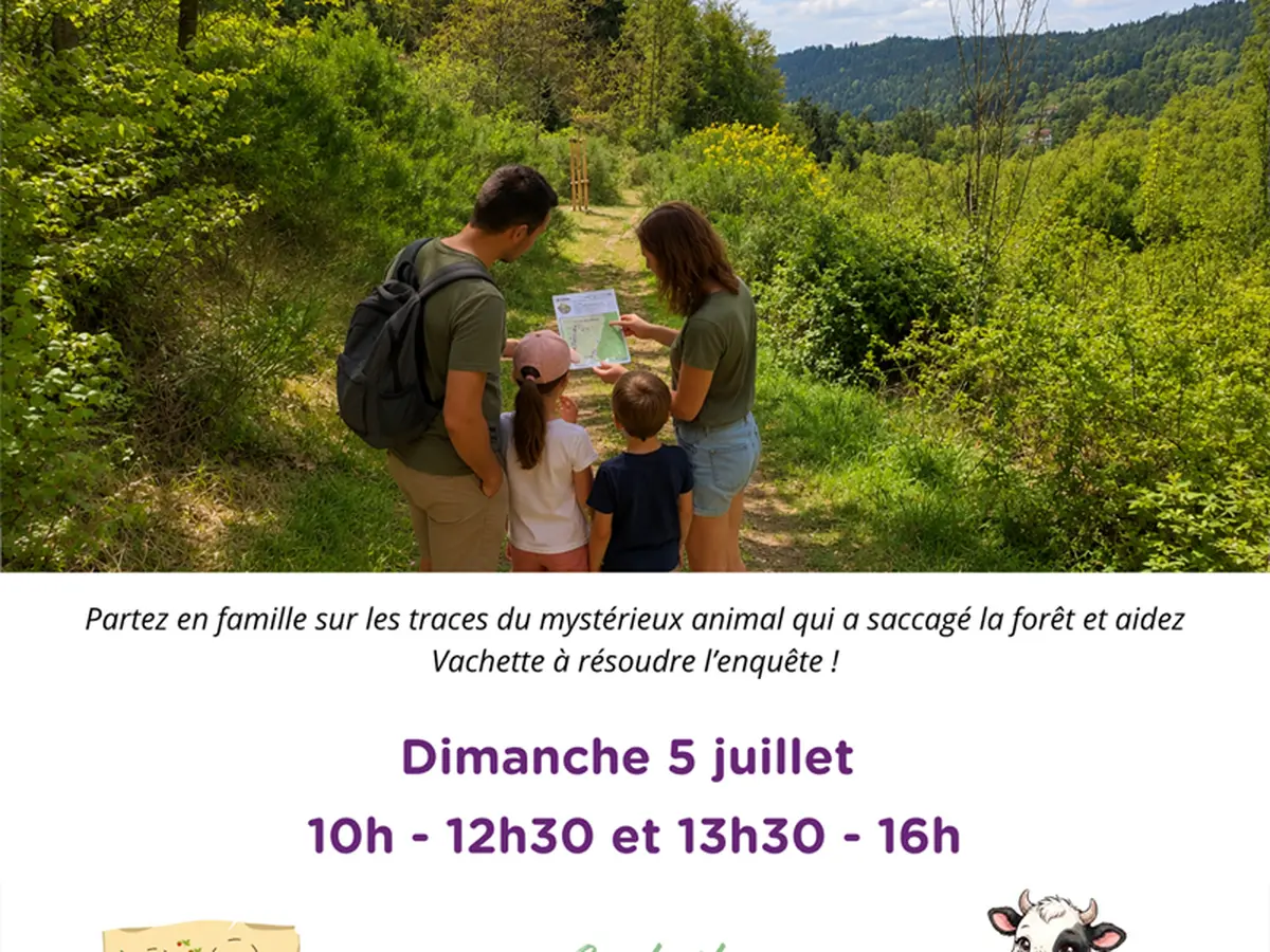 Jeu de piste : la forêt bouge