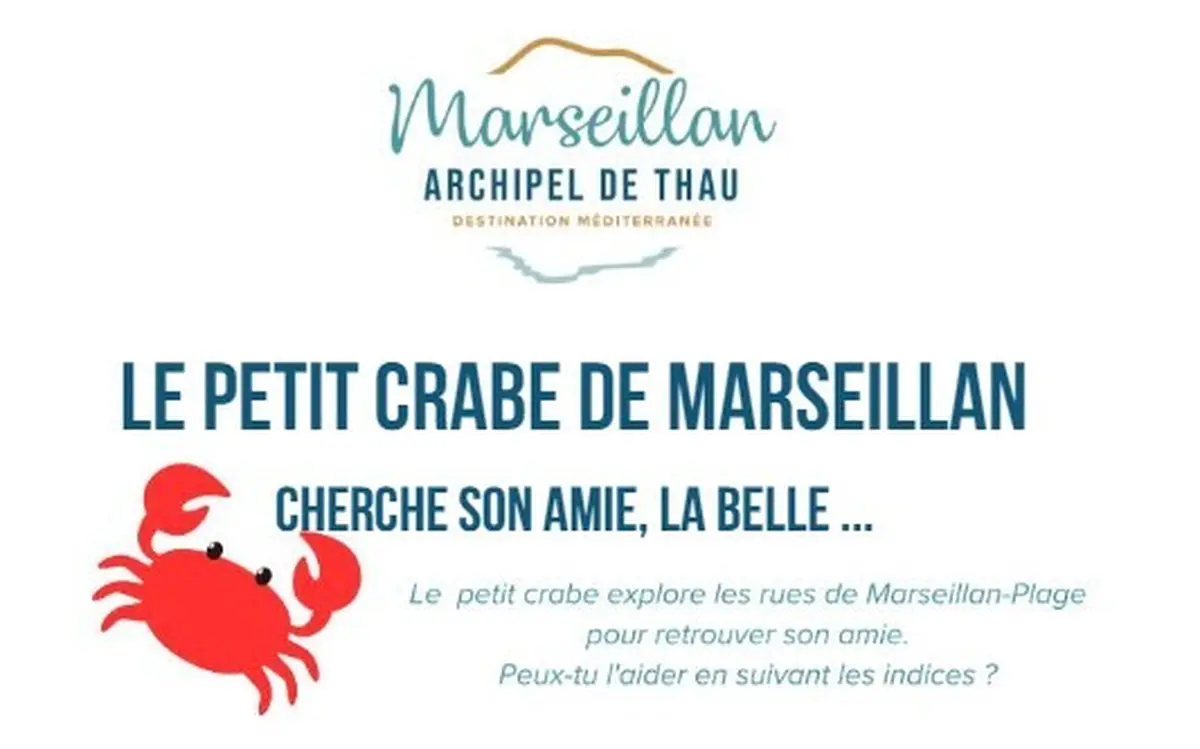 Jeu De Piste : Le Petit Crabe De Marseillan Cherche Son Amie