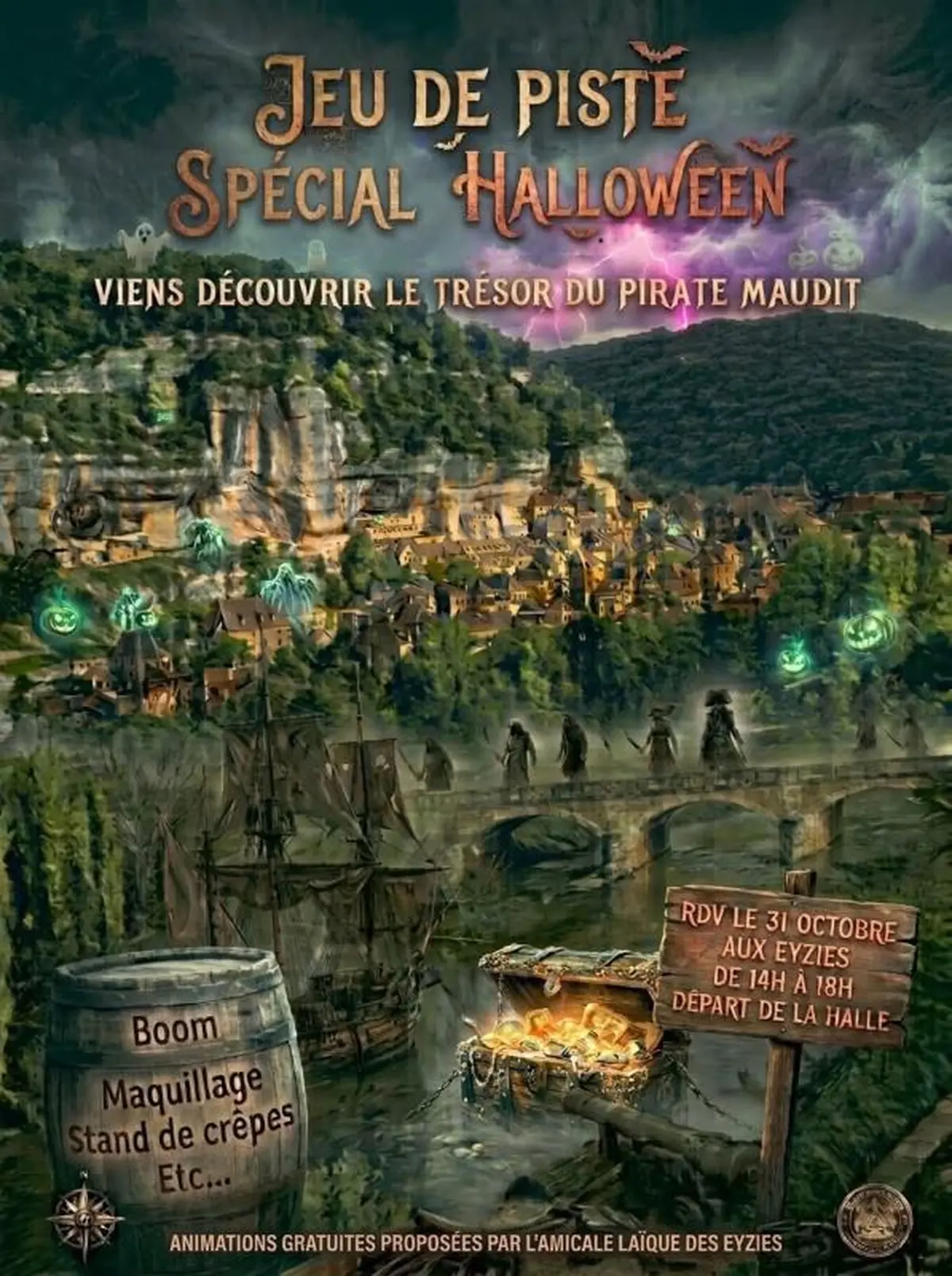 Jeu de piste spécial Halloween aux Eyzies