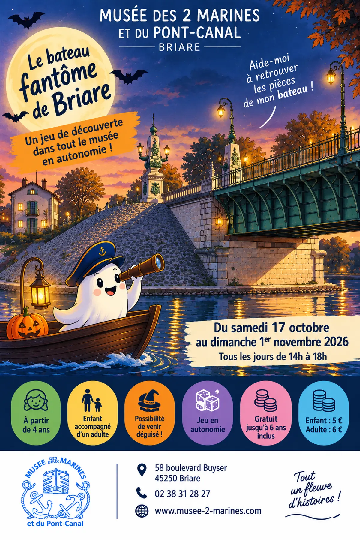 Jeu en famille Le bateau fantôme de Briare