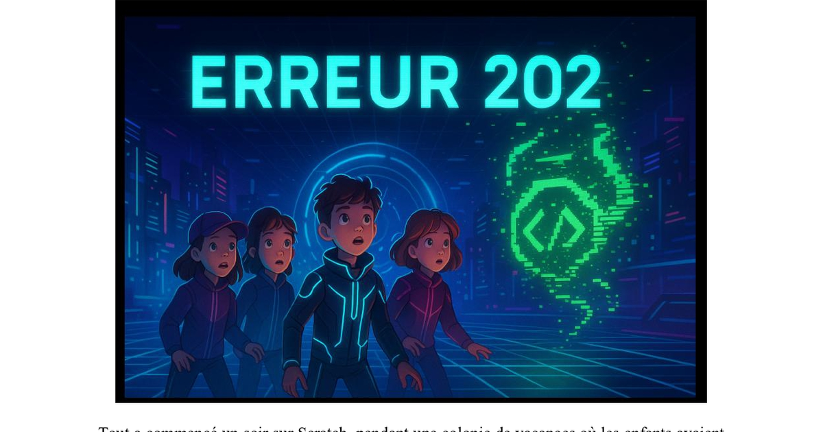 Jeu enquête "Erreur 202 : Le bug qui voulait vivre"