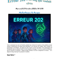 Jeu enquête Erreur 202 : Le bug qui voulait vivre