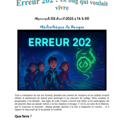 Jeu enquête Erreur 202 : Le bug qui voulait vivre