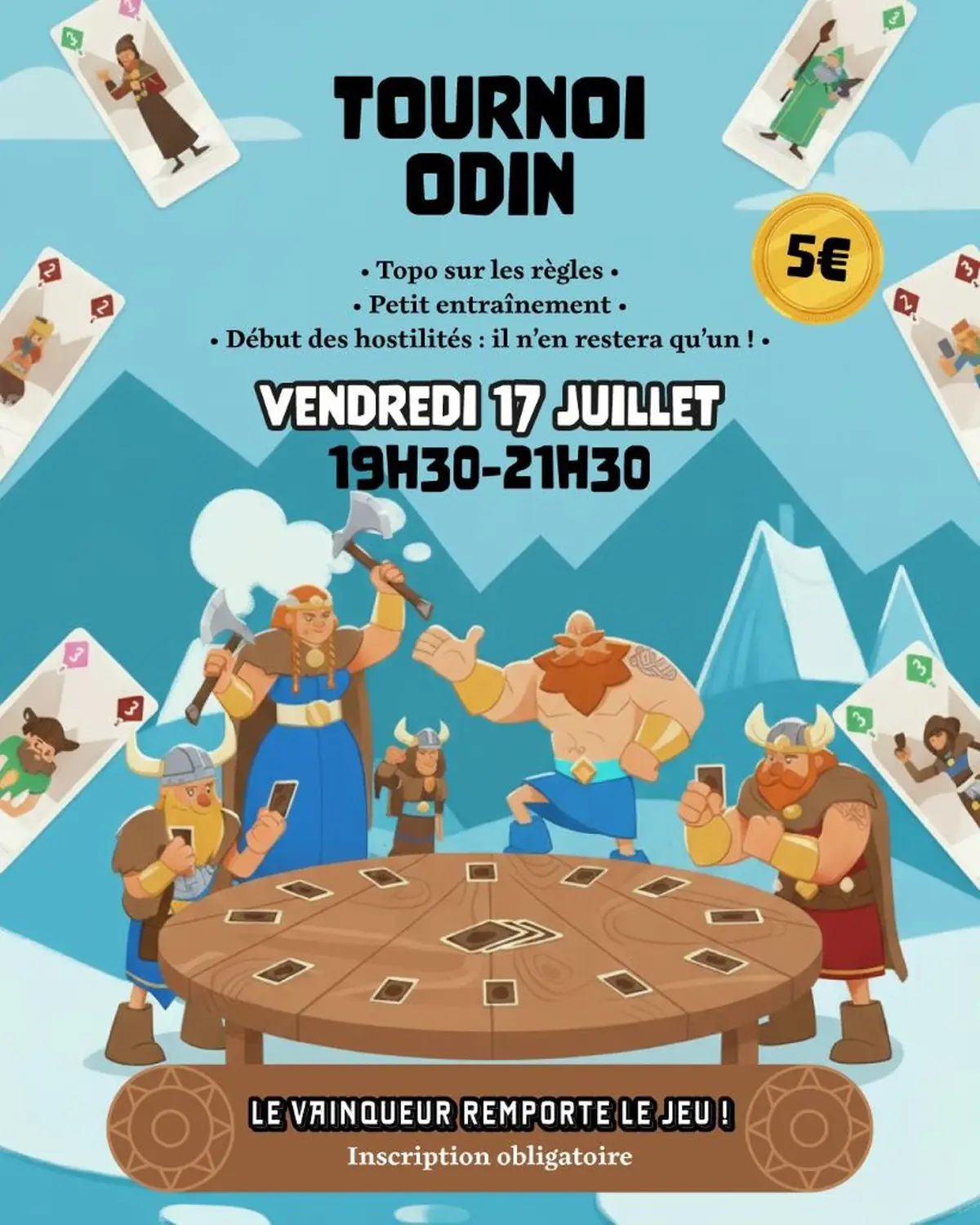 Jeu Odin : découverte et tournoi