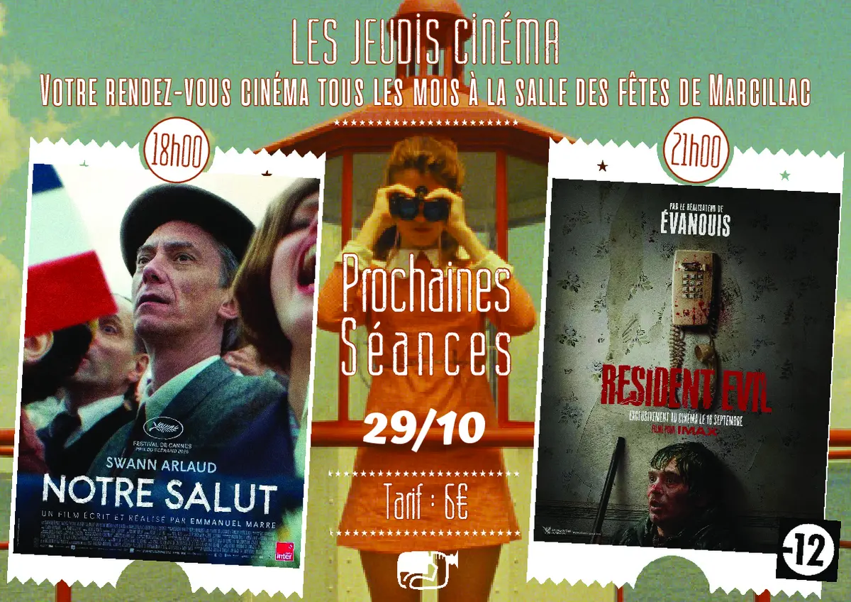 Jeudi cinéma - Marcillac- Octobre