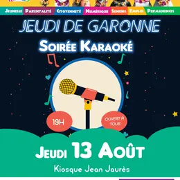 Jeudi de Garonne - Soirée Karaoké