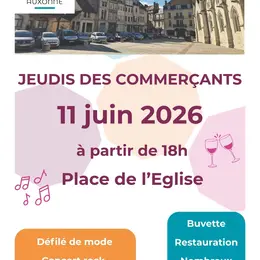 Jeudis des commerçants