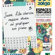 Jeune fille cherche maison douce où pratiquer son piano - Spectacle musical