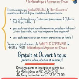 Jeux à la médiathèque