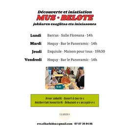 Jeux de cartes mus et belote