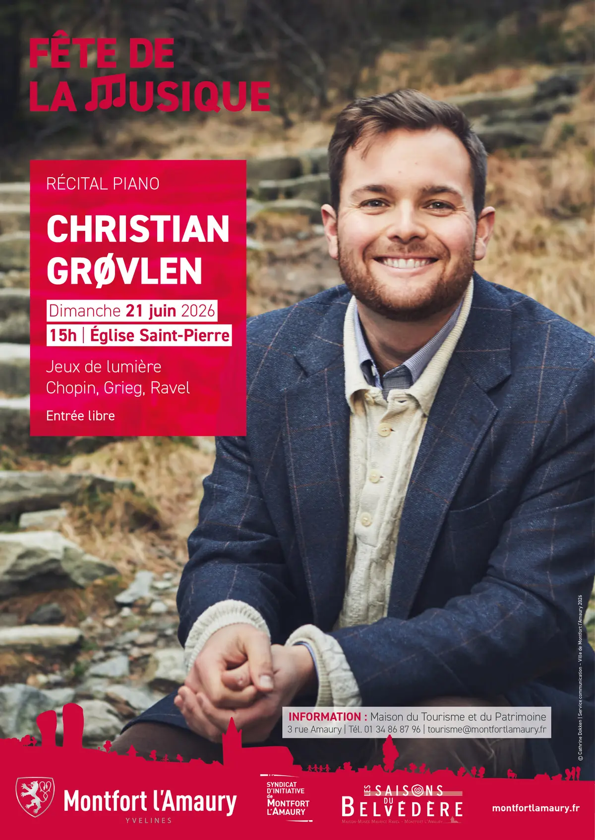 Jeux de lumières : récital du pianiste Cristian Grøvlen