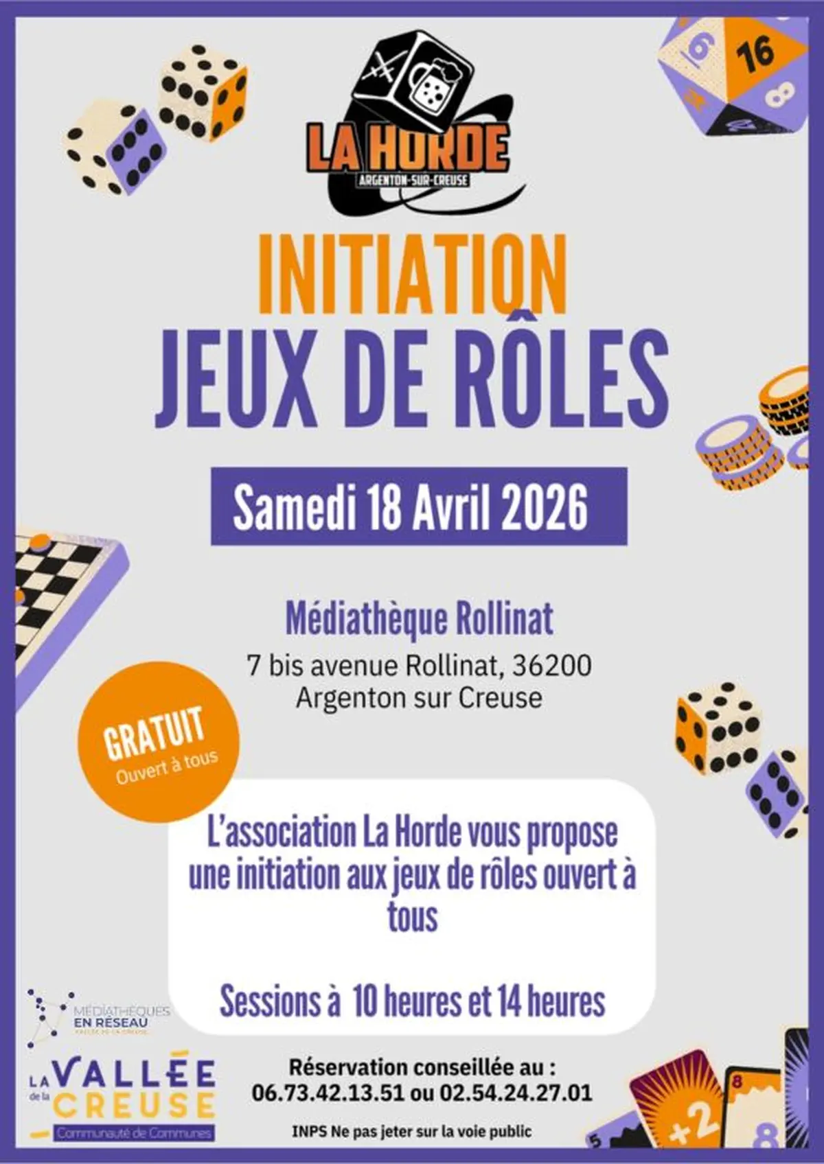 Jeux de rôles avec La Horde