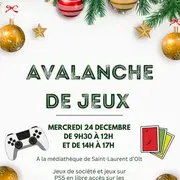 Jeux de société et PS5 à la médiathèque de St Laurent d'Olt