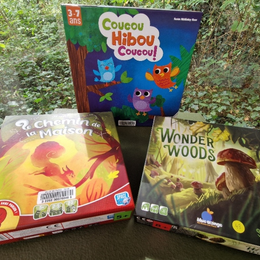 Jeux de société nature : Spécial Sous les feuilles des arbres