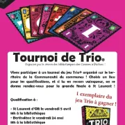Jeux de société : Tournoi de Trio à la médiathèque de St Laurent d\'Olt
