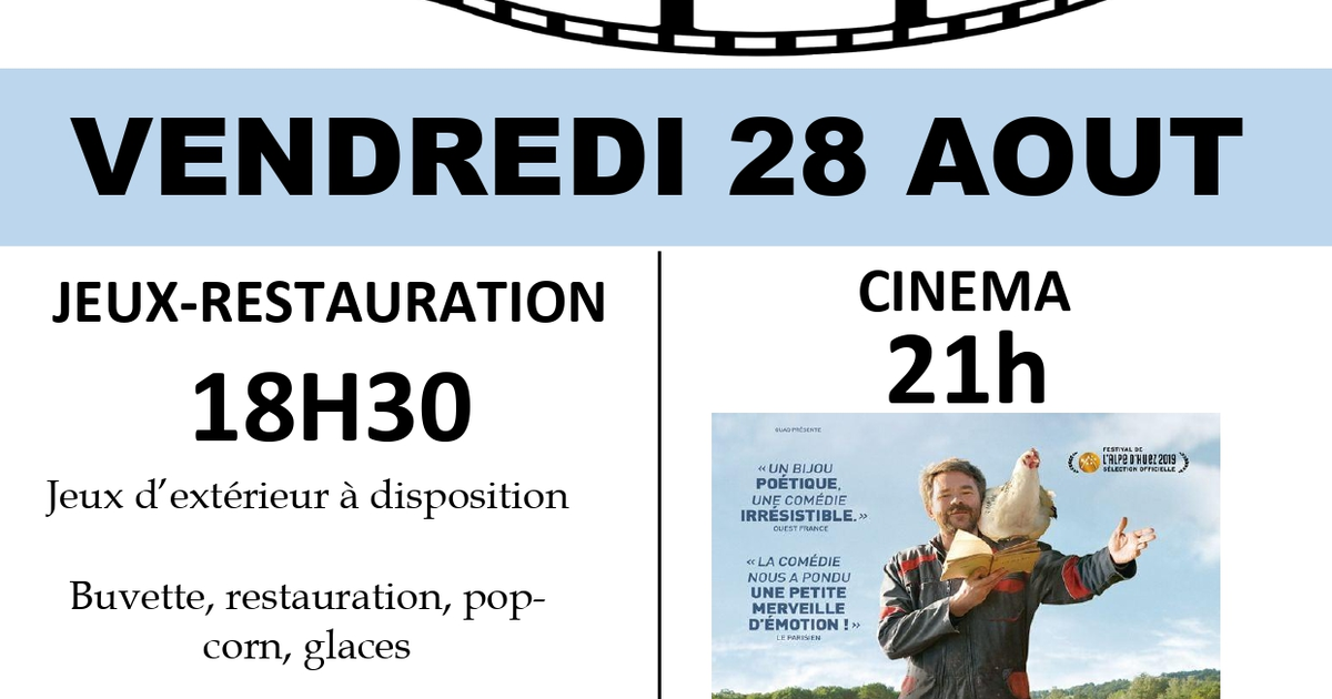 Jeux et cinéma en plein air