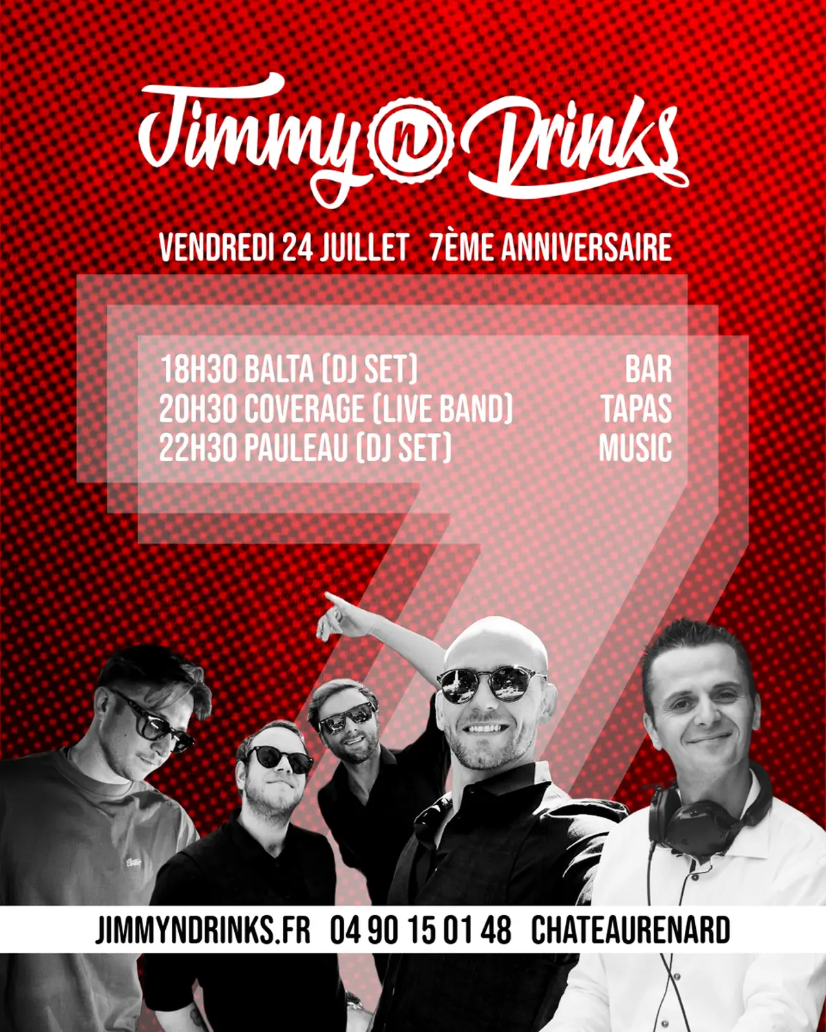 Jimmy n Drinks fête son 7ème anniversaire